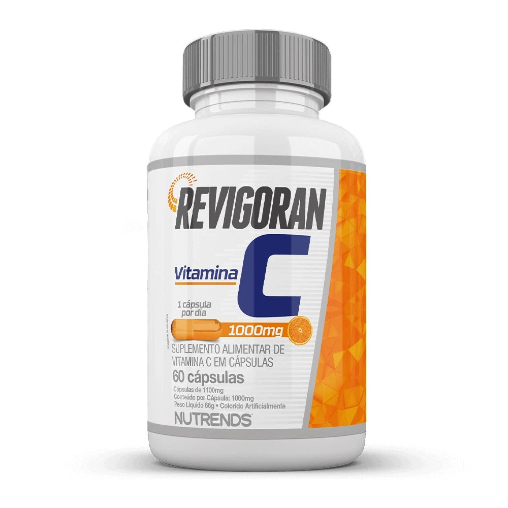 Revigoran Vitamina C (1g por cápsula) Alta Pureza - 60 cápsulas