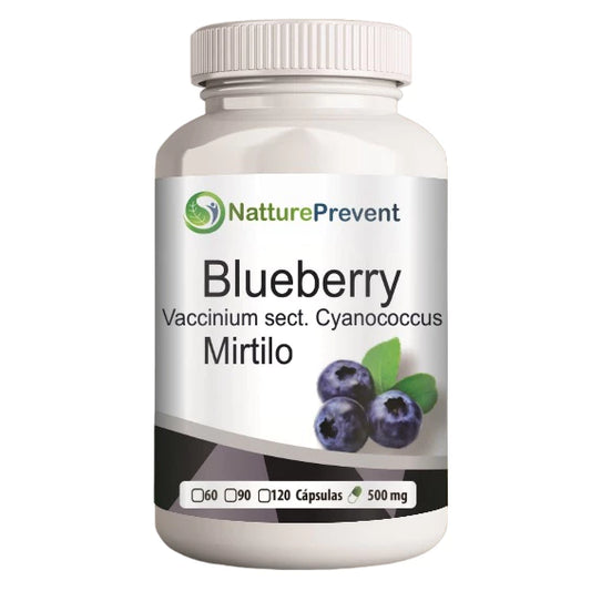 Blueberry 500mg 60 / 90 / 120 Cápsulas - Suplemento Alimentar Natural