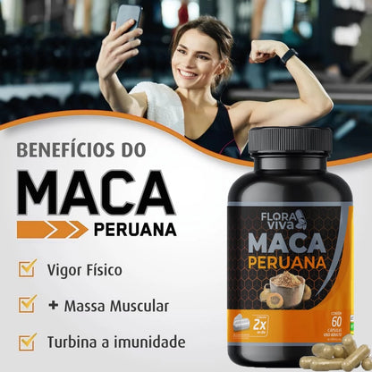 Maca 500mg PURA | ORIGINAL - Flora Viva