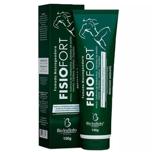 Pomada Massageadora Bio Instinto - Fisiofort, Canela de Velho, Pomada Milagrosa