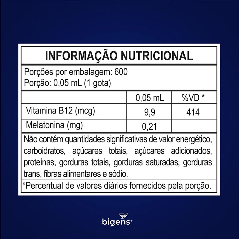 BIGENS NIGHT CALM + B12 FRUTAS VERMELHAS 30ML