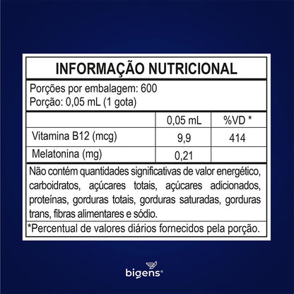 BIGENS NIGHT CALM + B12 FRUTAS VERMELHAS 30ML