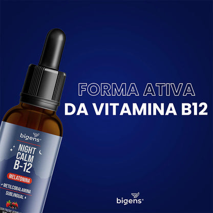 BIGENS NIGHT CALM + B12 FRUTAS VERMELHAS 30ML